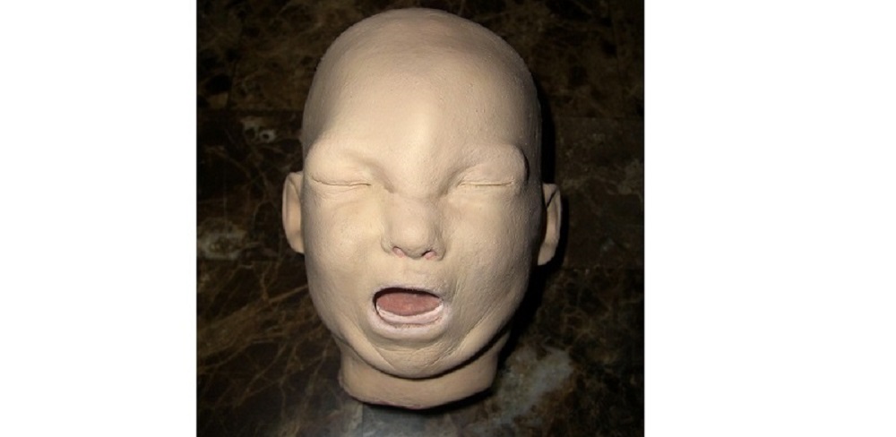 Radio Controlled Animatronic Premature Baby Head